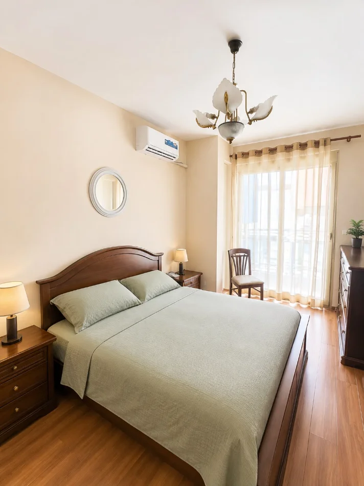 Tirane, jepet me qera apartament 2+1+Aneks+Ballkon Kati 3, 95 m² 700 € (rruga don bosko , jordan misja , bulevardi i ri)