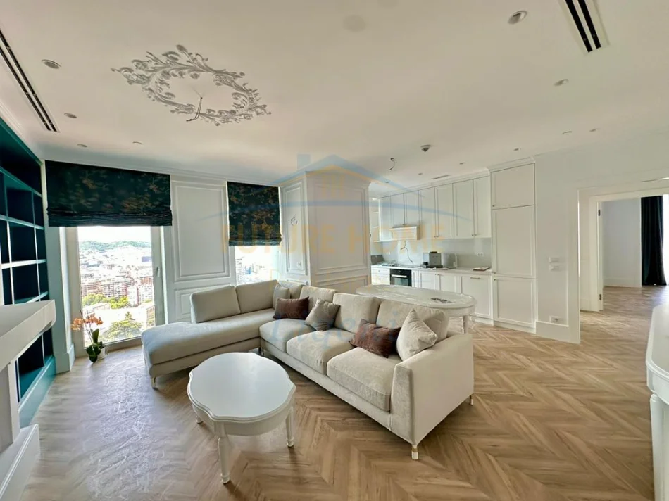 Tirane, jepet me qera apartament 2+1+Ballkon Kati 21, 150 m² 3.300 € (Rruga e Elbasanit)