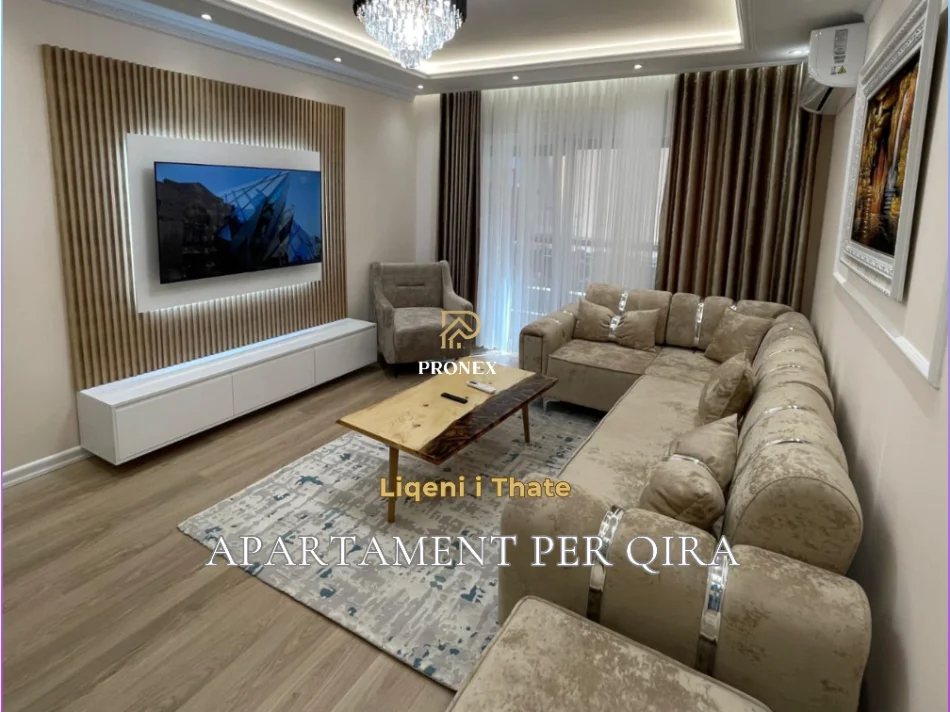 Tirane, jepet me qera apartament 2+1+Ballkon Kati 3, 112 m² 1.200 € (Liqeni i Thate)