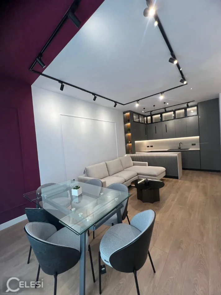 Tirane, jepet me qera apartament 2+1+Ballkon Kati 7, 90 m² 800 € (XHAMLLIKU)