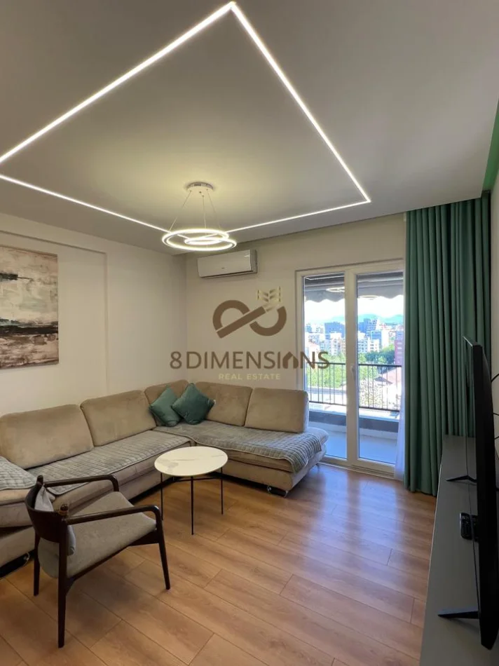 Tirane, jepet me qera apartament 2+1+Ballkon Kati 9, 93 m² 850 € (5 maji)