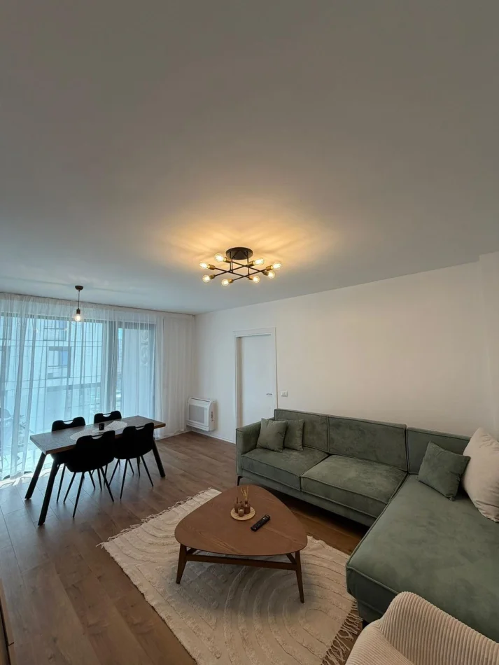 Tirane, jepet me qera apartament 2+1 Kati 1, 108 m² 700 € (Tuale 2 Ballkone Akses Tirana)