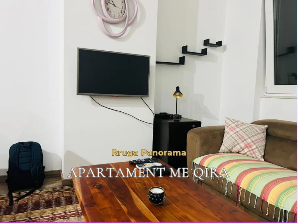 Tirane, jepet me qera apartament 2+1 Kati 12, 100 m² 700 € (Rruga Panorama)