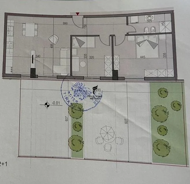 Tirane, jepet me qera apartament 2+1 Kati 1, 87 m² 500 € (KOMUNA E PARISIT)