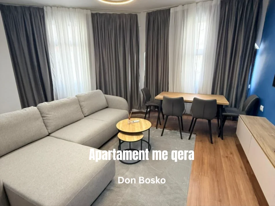 Tirane, jepet me qera apartament 2+1 Kati 2, 85 m² 600 € (Don Bosko)