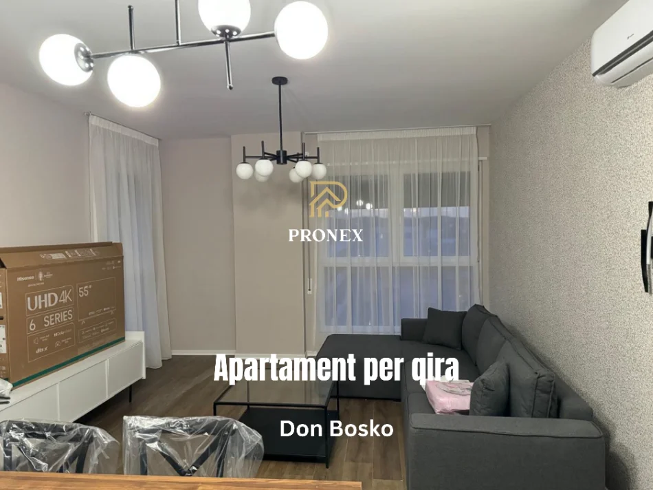 Tirane, jepet me qera apartament 2+1 Kati 3, 100 m² 829 € (Don Bosko)