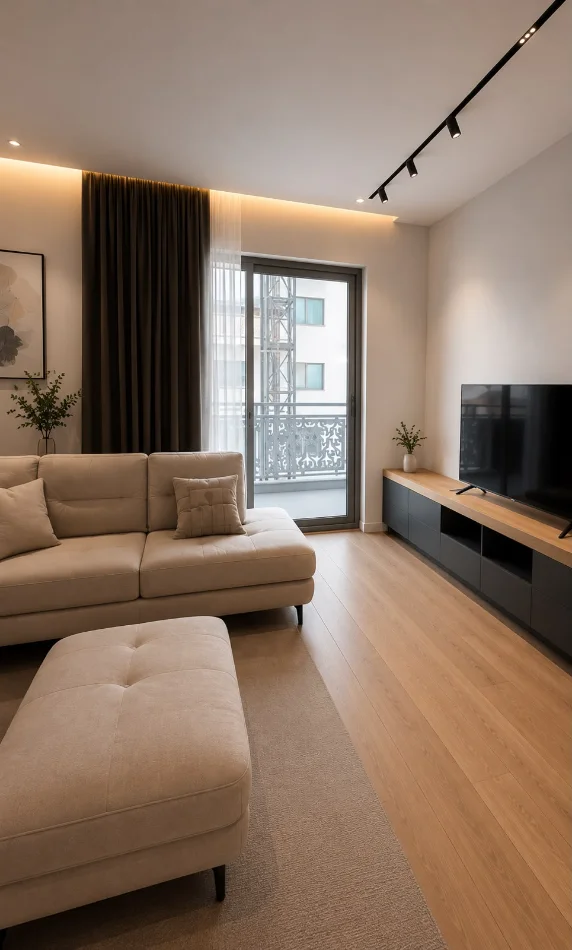 Tirane, jepet me qera apartament 2+1 Kati 3, 125 m² 1.200 € (ISH FUSHA E AVIACIONIT)