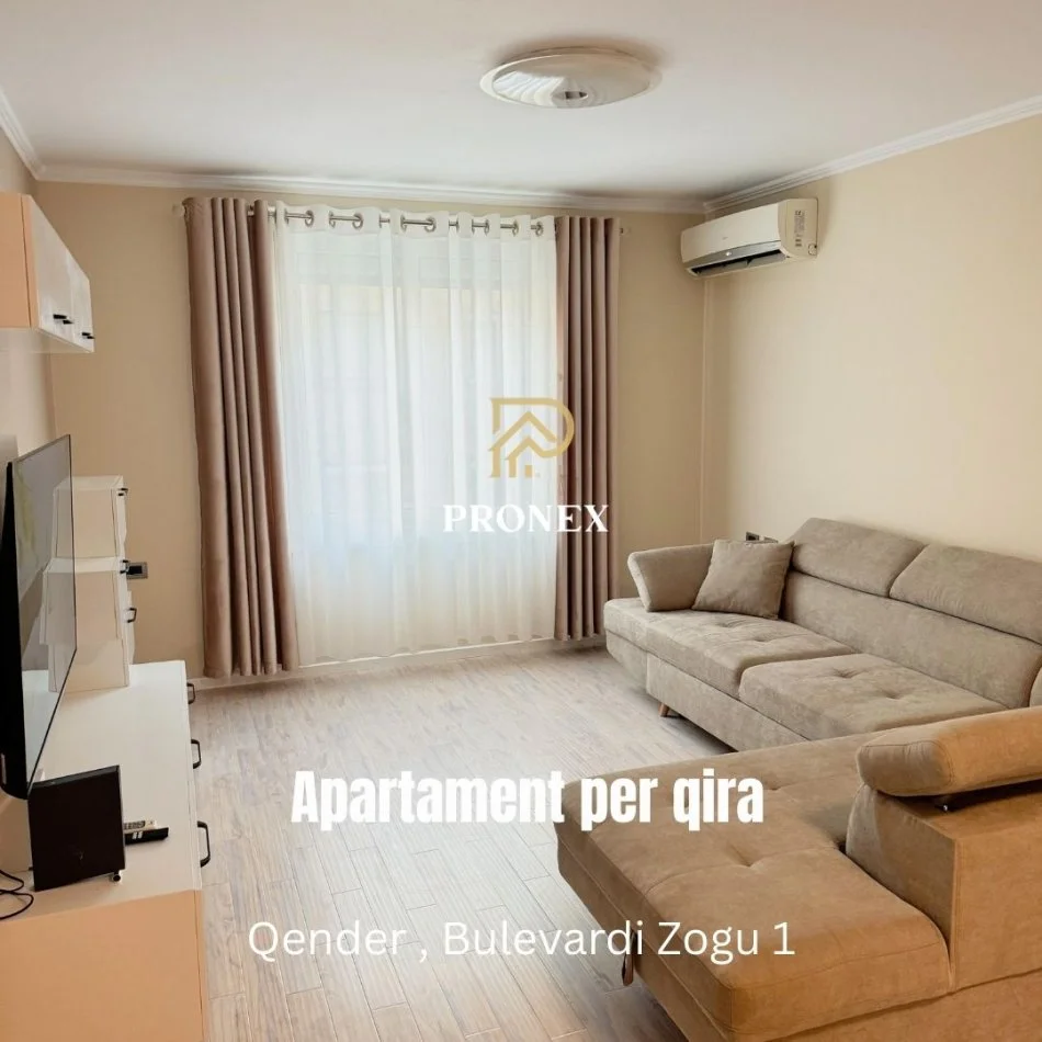 Tirane, jepet me qera apartament 2+1 Kati 3, 76 m² 800€ (Qender , Bulevardi Zogu i 1)
