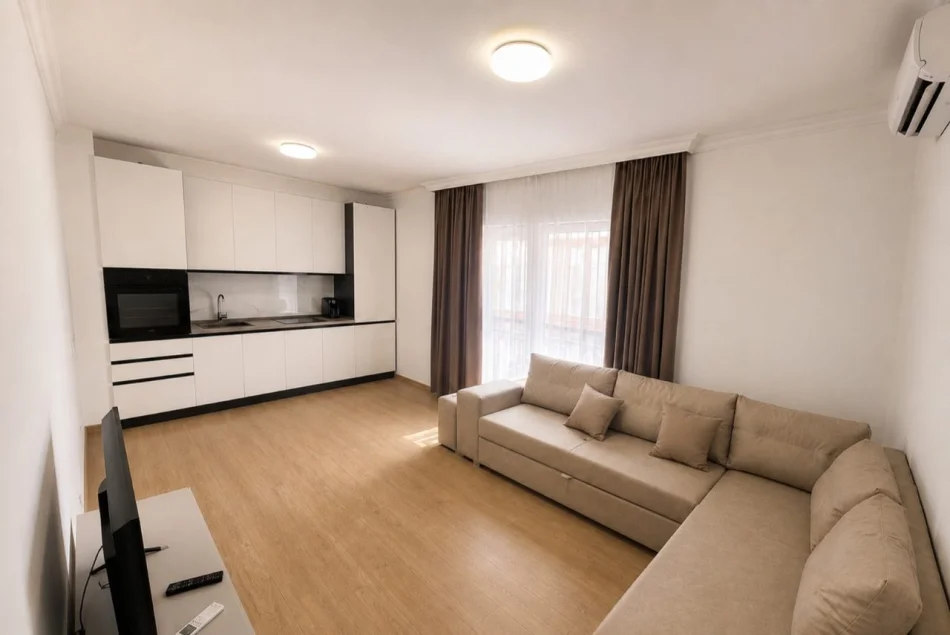 Tirane, jepet me qera apartament 2+1 Kati 6, 90 m² 1.000 € (Pazari i Ri)