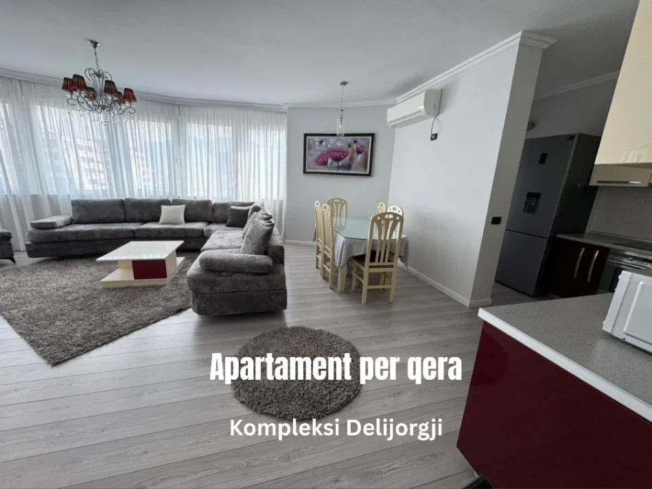 Tirane, jepet me qera apartament 3+1 Kati 6, 125 m² 1.200 € (Delijorgji)