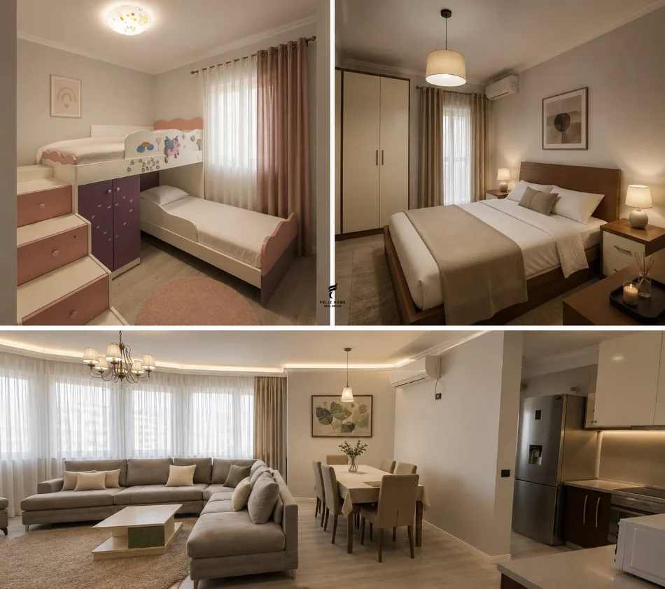 Tirane, jepet me qera apartament 3+1 Kati 6, 125 m² 1.200 € (RRUGA E KAVAJES)