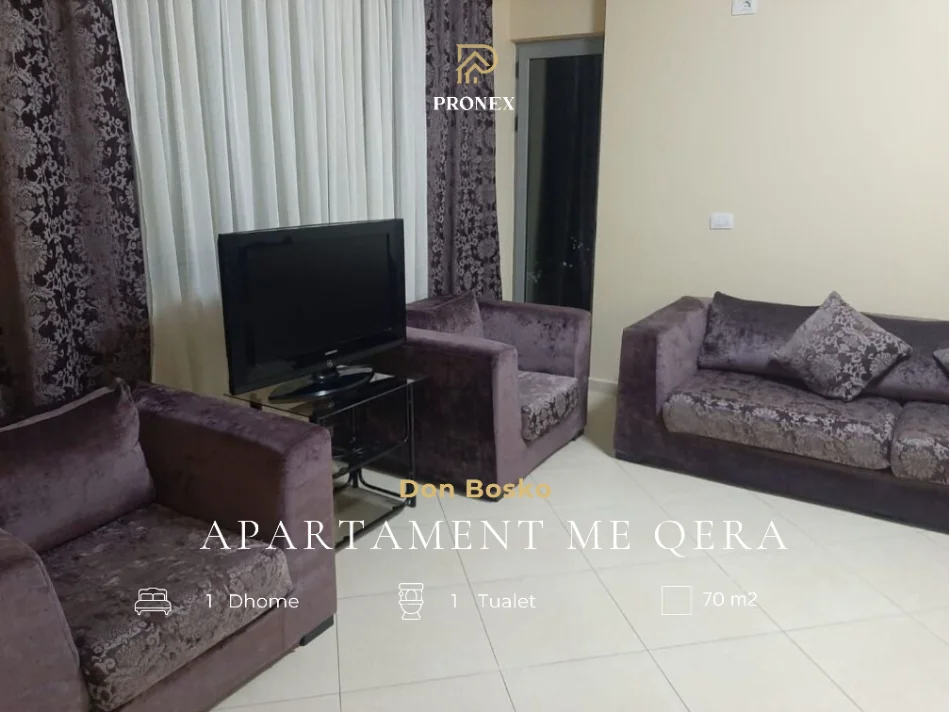 Tirane, jepet me qera apartament Kati 1, 70 m² 500 € (Don Bosko)