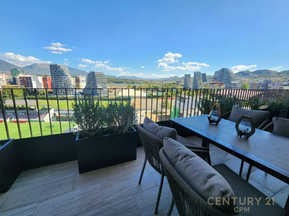 Tirane, jepet me qera apartament duplex 1+1 Kati 9, 70 m² 1.500 € (Prane Kompleksit Dinamo)
