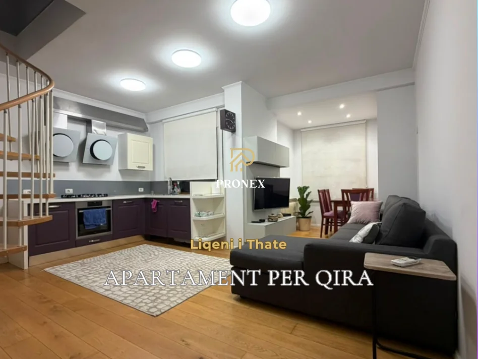 Tirane, jepet me qera apartament duplex 3+1+Ballkon Kati 2, 120 m² 1.200 € (Liqeni i Thate)