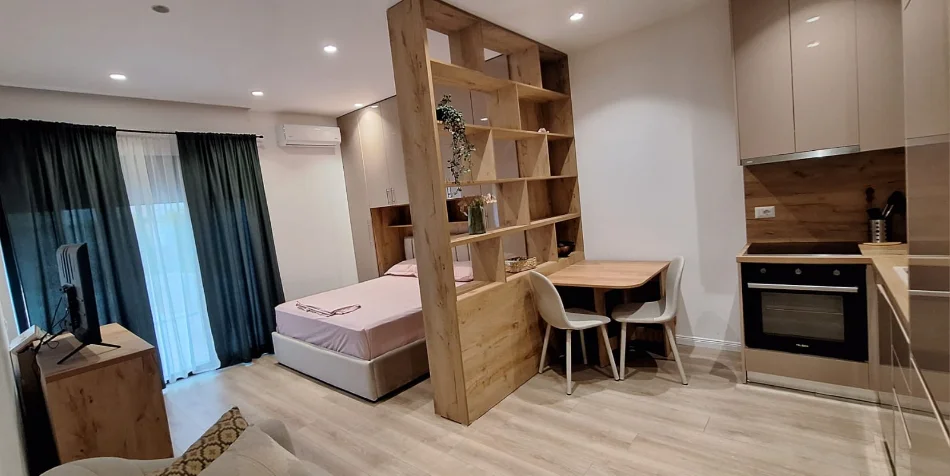 Tirane, jepet me qera garsonier 1+1 Kati 1, 41 m² 400 € (SELITE)