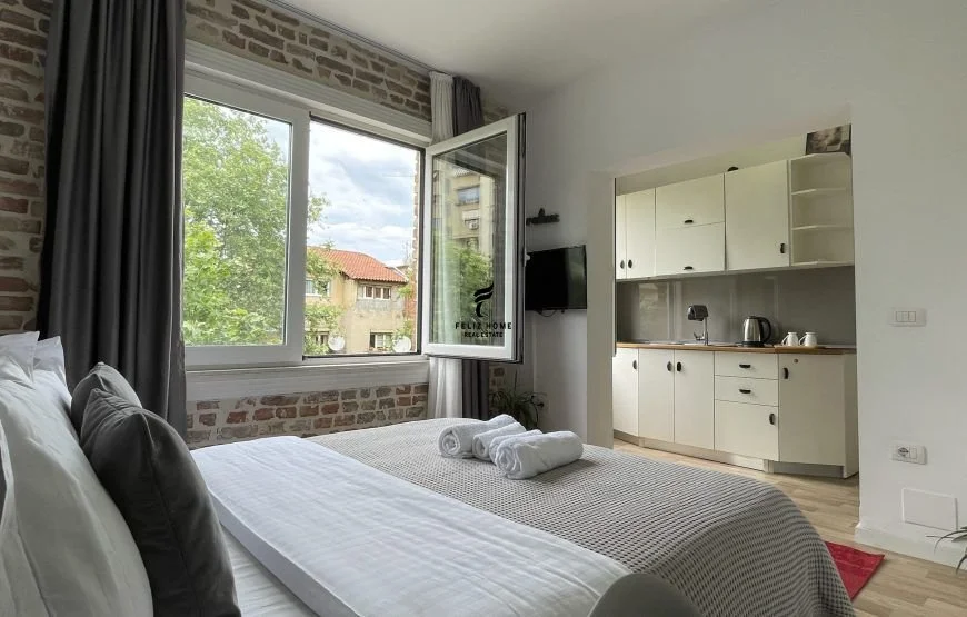 Tirane, jepet me qera garsonier Kati 5, 40 m² 450 € (MYSLYM SHYRI)
