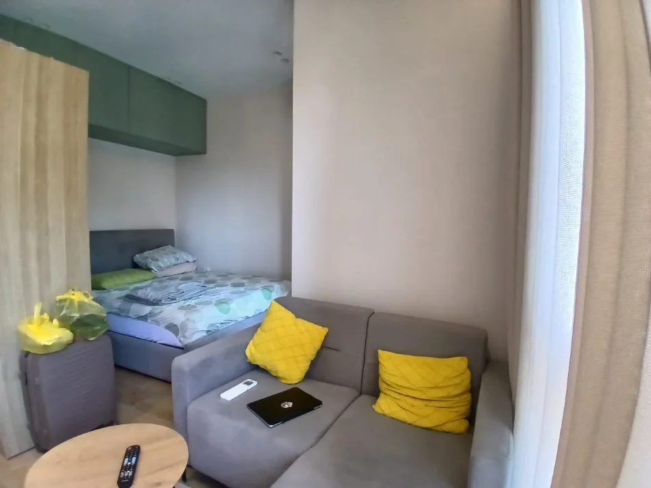 Tirane, jepet me qera garsonier Kati 6, 40 m² 430 € (Pazari i Ri , Rruga Hoxha Tahsim)