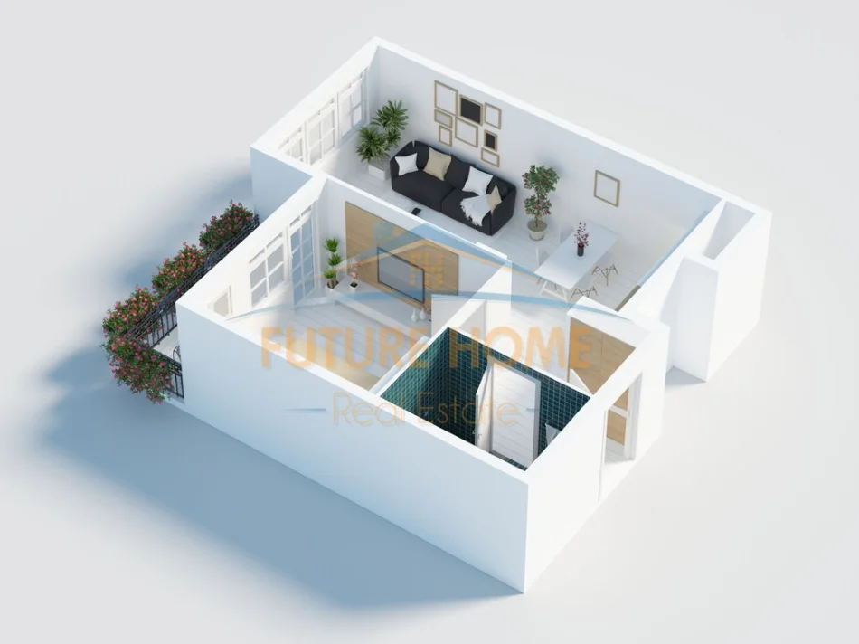 Tirane, shes apartament 1+1 Kati 3, 91 m² (RRUGA E DIBRES)