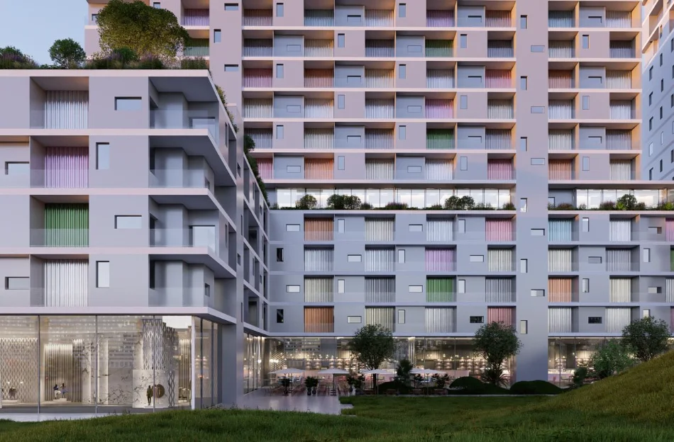 Tirane, shes apartament 1+1 Kati 7, 68 m² 102.000 € (MOA RESIDENCE - Unaza e Re)