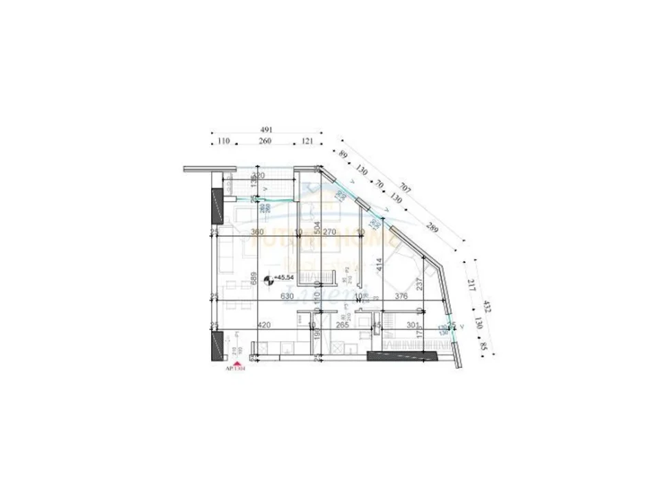 Tirane, shes apartament 2+1+Ballkon Kati 13, 97 m² 175.200 €