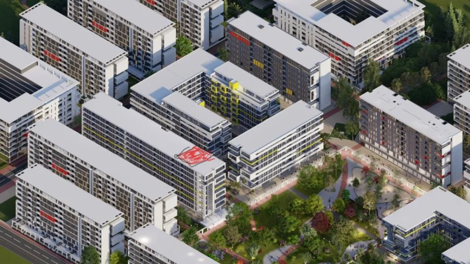 Tirane, shes apartament 2+1+Ballkon Kati 3, 105 m² 125.000 € (Univers City prane QTU)