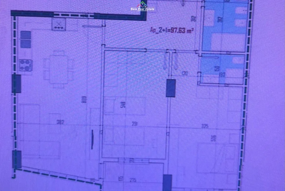Tirane, shes apartament 2+1 Kati 3, 113 m² 135.900 € (paskuqan)
