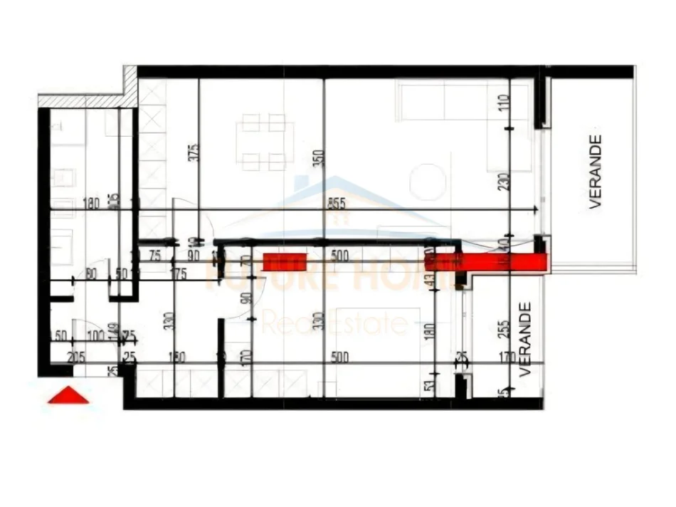 Tirane, shitet apartament 1+1 , 93 m² 87.000 € (Paskuqan)