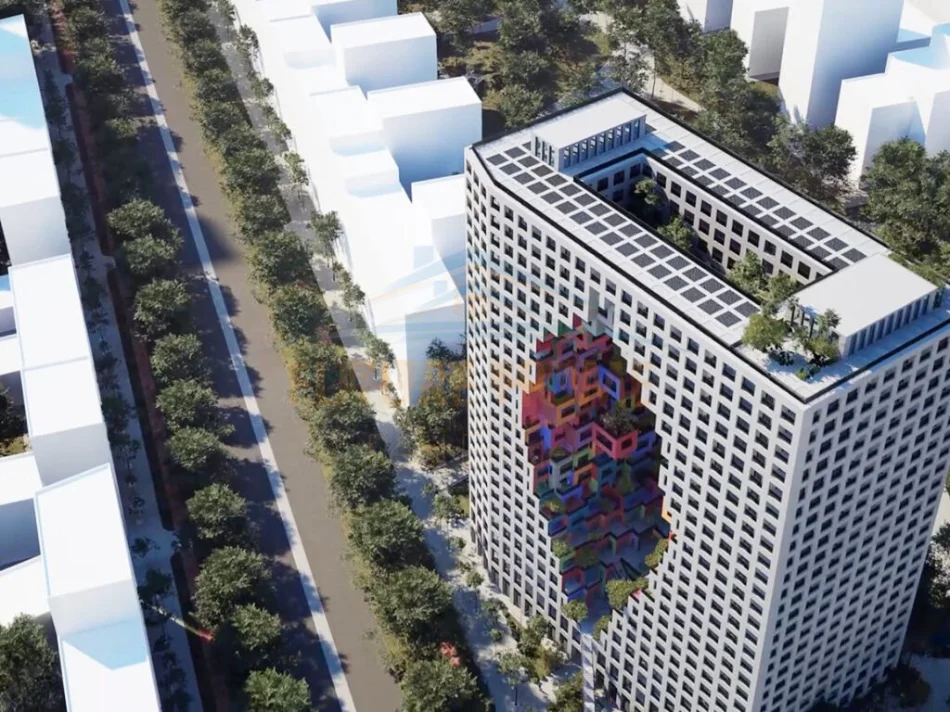 Tirane, shitet apartament 1+1+Ballkon Kati 18, 90 m² 215.280 € (Tirana Boulevard, Bulevardi i Ri)