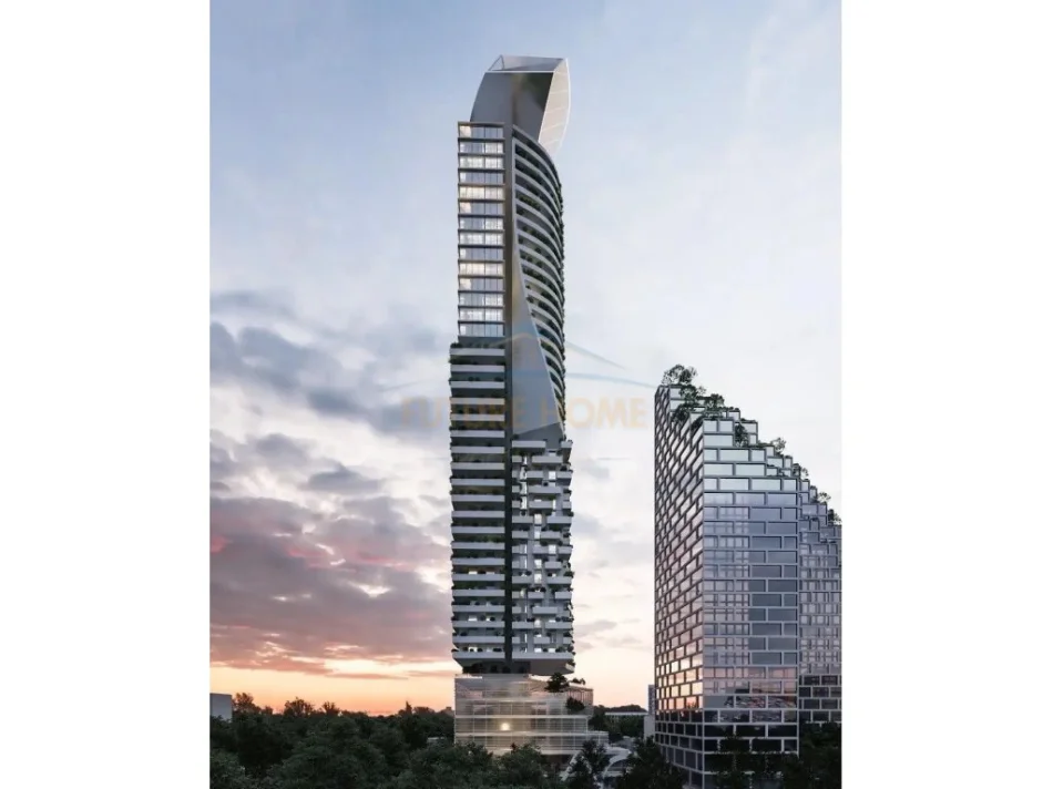 Tirane, shitet apartament 1+1 Kati 11, 106 m² 203.000 € (The 44 Tower, Rruga, Dritan Hoxha)