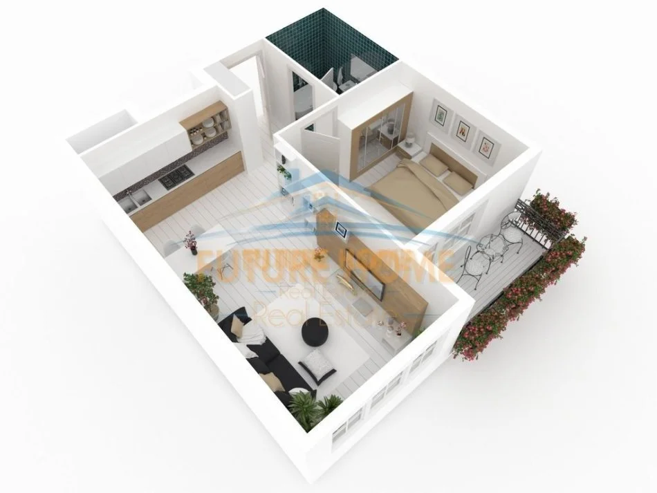 Tirane, shitet apartament 1+1 Kati 1, 33 m² 82.000 € (Liqeni i Thatë, pranë Sheqerit Pikant)
