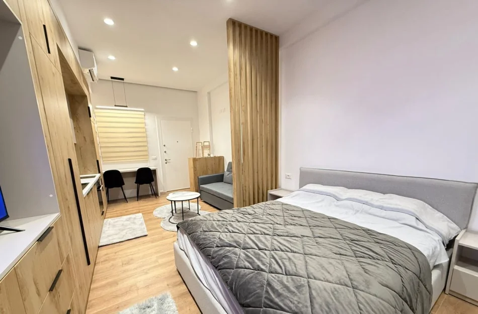 Tirane, shitet apartament 1+1 Kati 1, 40 m² 55.000 € (Fresku)