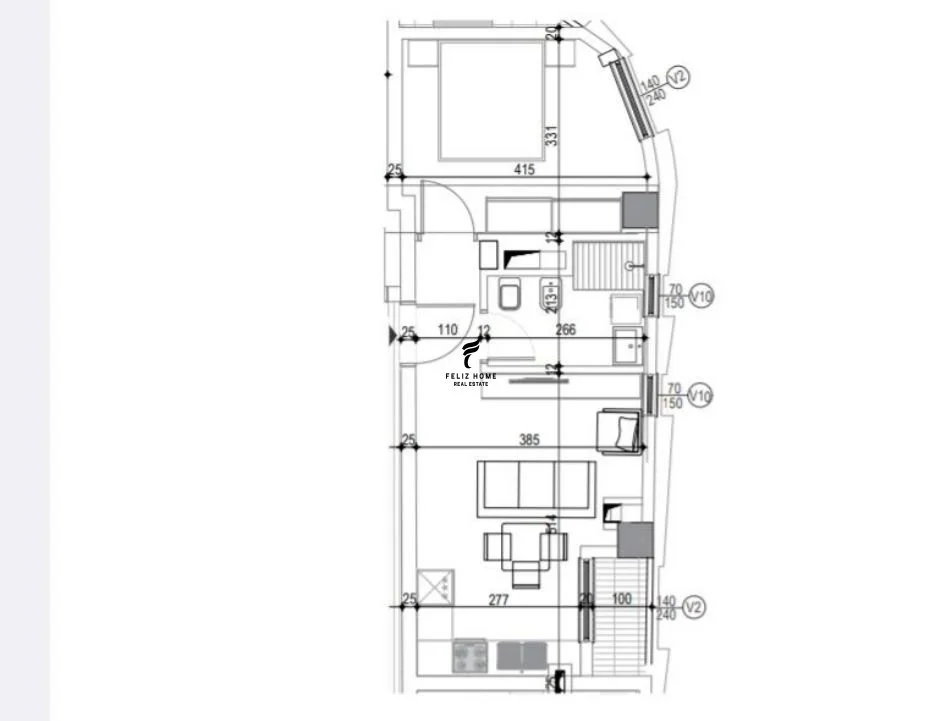 Tirane, shitet apartament 1+1 Kati 1, 55 m² 184.000 € (KOMUNA E PARISIT)