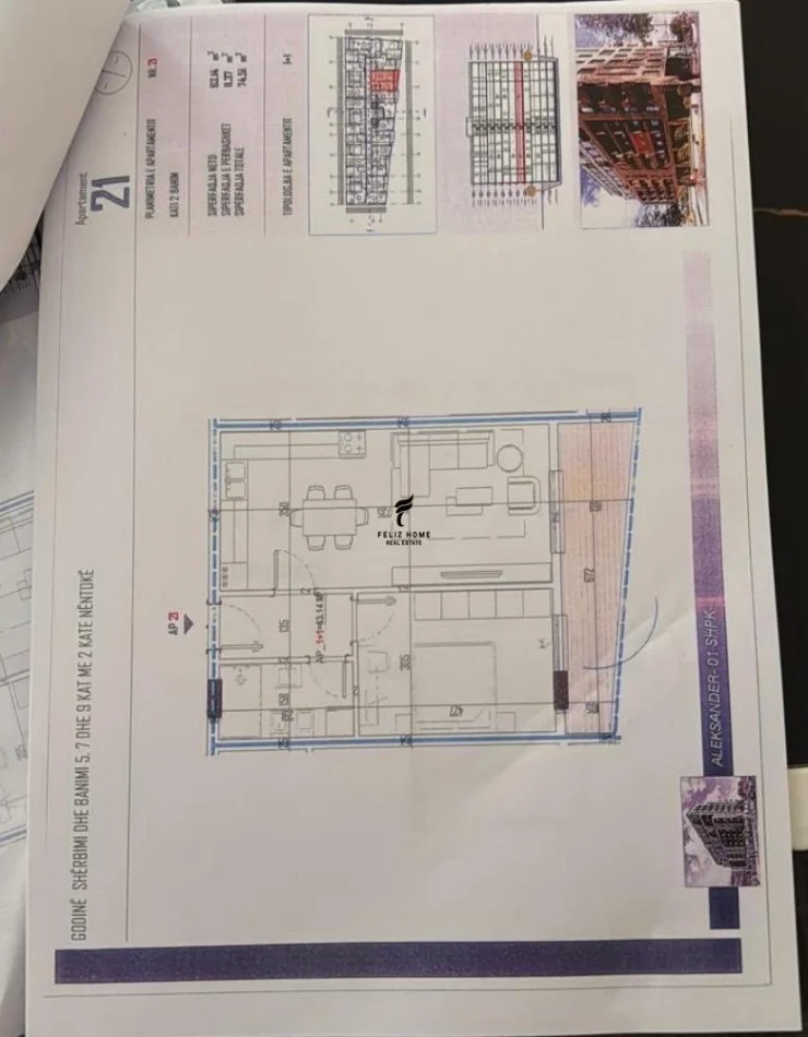 Tirane, shitet apartament 1+1 Kati 2, 74 m² 63.330 € (INSTITUT)