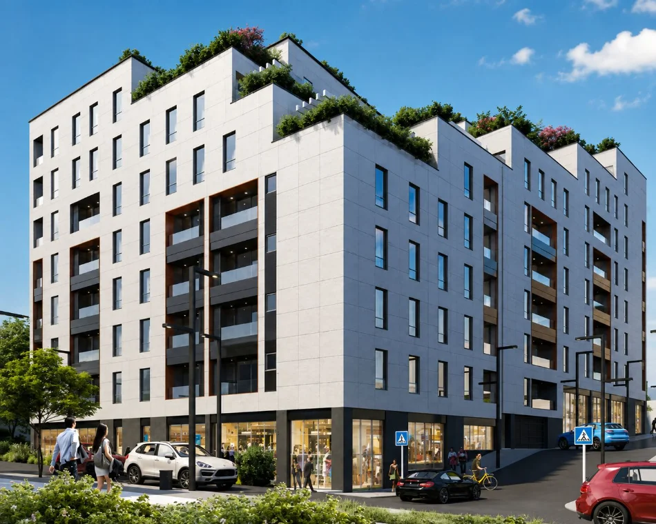Tirane, shitet apartament 1+1 Kati 2, 78 m² 125.000 € (Evergreen Residence, Rruga Zhegu, Ali Demi)