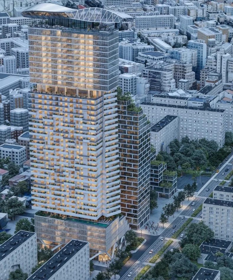 Tirane, shitet apartament 1+1 Kati 28, 101 m² 274.617 € (LAPRAKE)