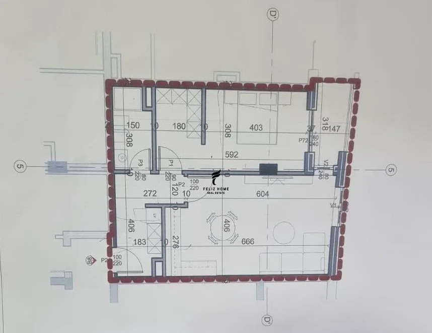 Tirane, shitet apartament 1+1 Kati 2, 81 m² 186.700 € (ISH FUSHA E AVIACIONIT)