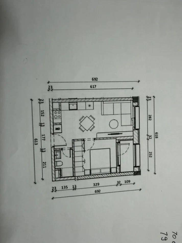 Tirane, shitet apartament 1+1 Kati 4, 79.700 € (Ali Demi)