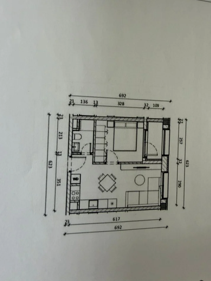 Tirane, shitet apartament 1+1 Kati 5, 77.720 € (Ali Demi)