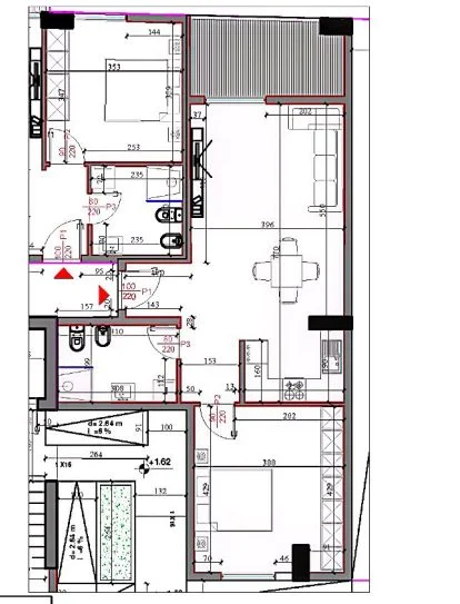 Tirane, shitet apartament 1+1 Kati 5, 85 m² 130.000 € (Paskuqan)