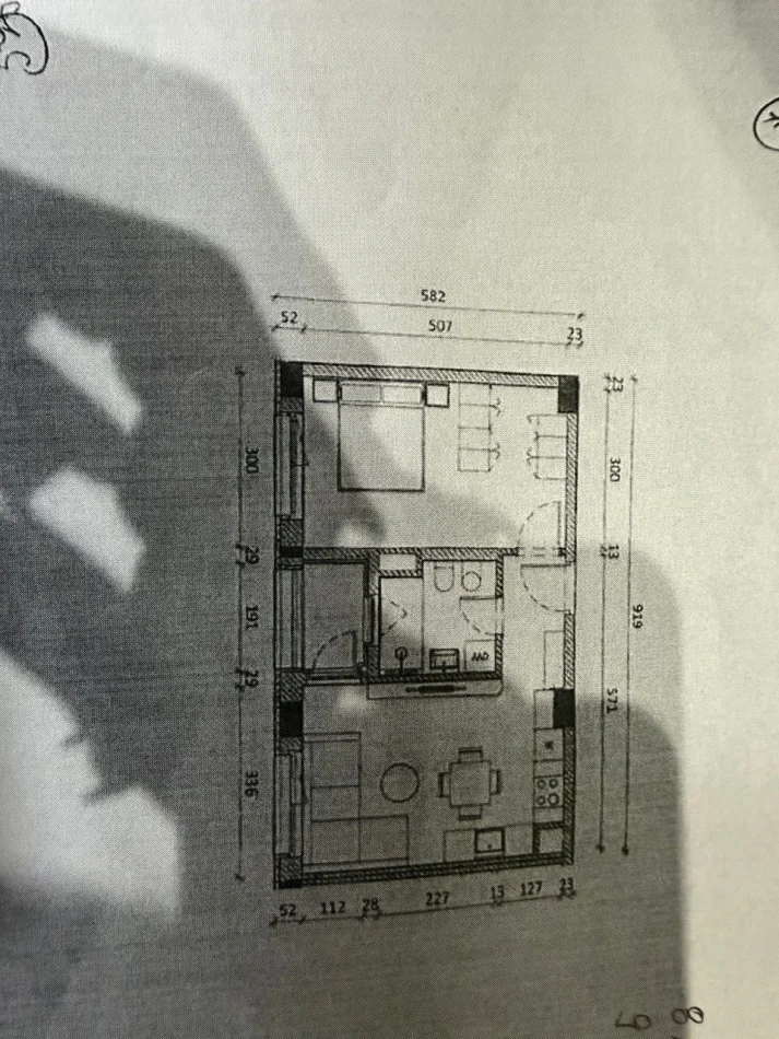 Tirane, shitet apartament 1+1 Kati 7, 99.500 € (Ali Demi)
