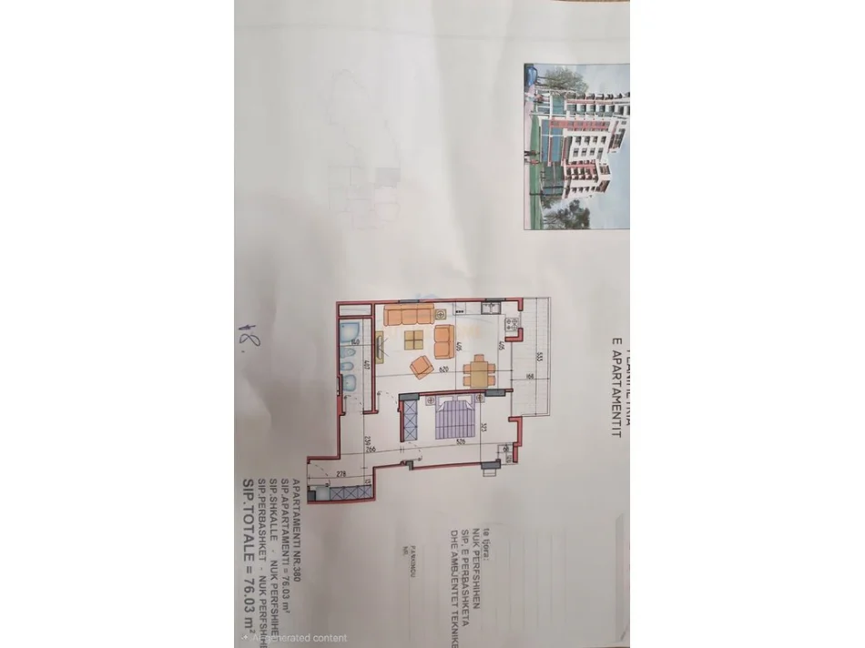 Tirane, shitet apartament 1+1, Kati 8, 76 m² 175.800 € (Ish Tregu Elektrik)  Perballe Muzeut te Shkencave te Natyres