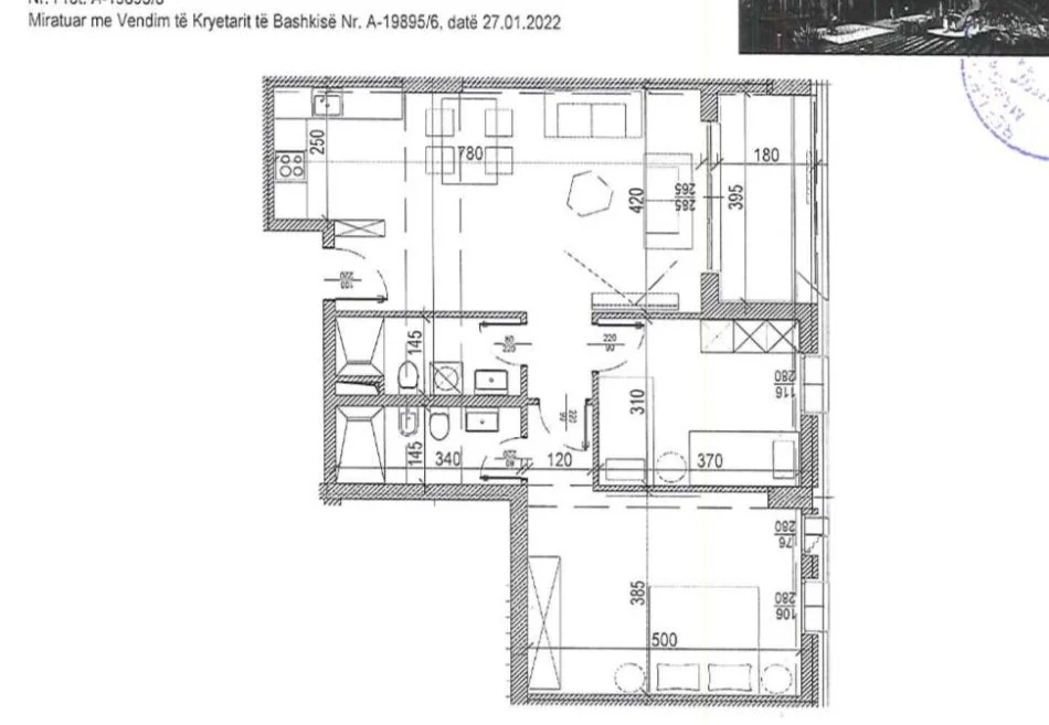 Tirane, shitet apartament 2+1+Ballkon Kati 2, 114 m² 216.200 € (FUSHA E AVIACIONIT)