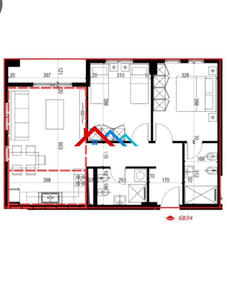 Tirane, shitet apartament 2+1+Ballkon Kati 2, 180 m² 470.000 € (RRUGA BRIGADA VIII. BLLOKU)