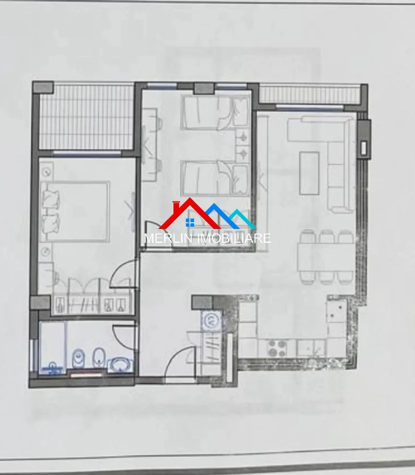 Tirane, shitet apartament 2+1+Ballkon Kati 2, 90 m² 143.000 € (RRUGA DALIP TOPI,FRESK)