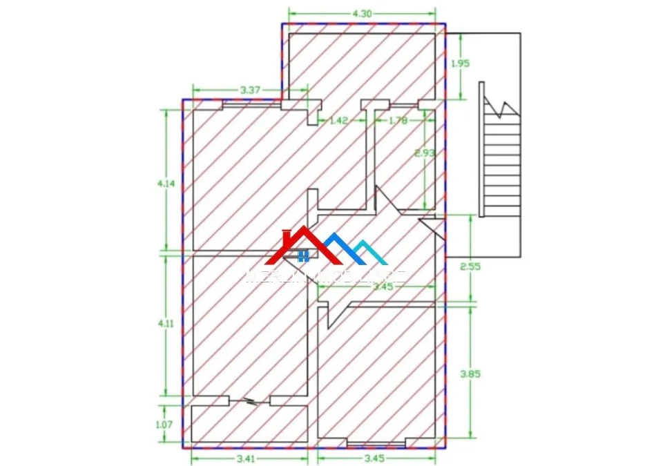Tirane, shitet apartament 2+1+Ballkon Kati 5, 91 m² 205.000 € (BULEVARDI ZOGU I PARE)