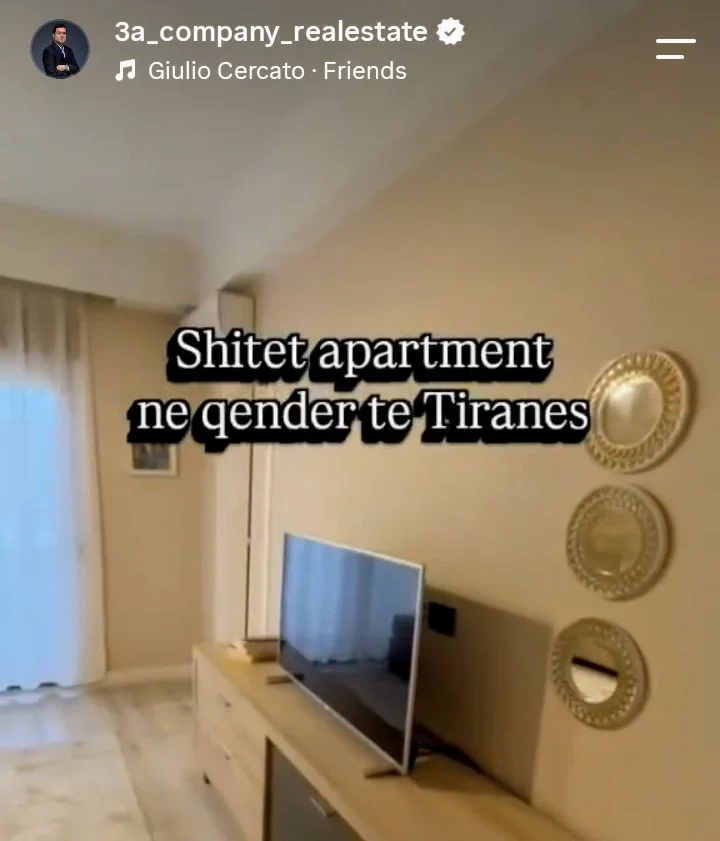 Tirane, shitet apartament 2+1+Ballkon Kati 7, 112 m² 350.000 € (ne qender te Tiranes, 9-kateshet)