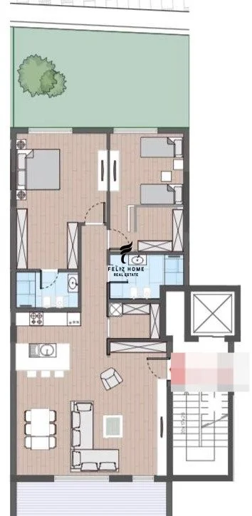 Tirane, shitet apartament 2+1 Kati 1, 149 m² 340.000 € (FARKE)
