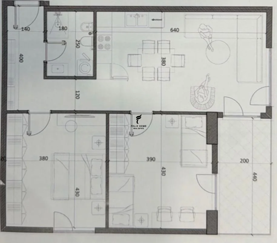 Tirane, shitet apartament 2+1 Kati 2, 98 m² 85.000 € (KAMEZ)
