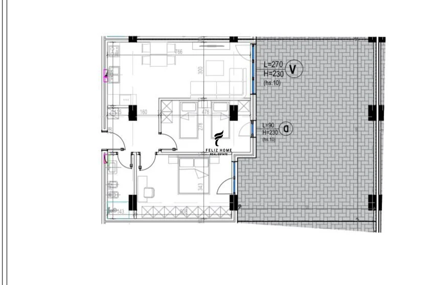 Tirane, shitet apartament 2+1 Kati 3, 156 m² 210.000 € (KODRA E DIELLIT 2)