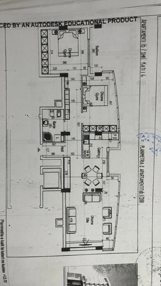 Tirane, shitet apartament 2+1 Kati 5, 116 m² 320.000 € (Rruga e Kavajës)
